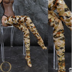 Gold Leaf Stockings 24
